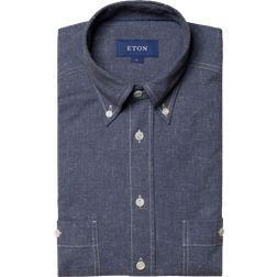 Eton Textured shirt- Blue