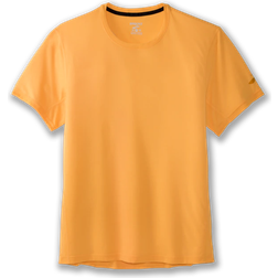 Brooks Distance Short Sleeve T-shirt Men - Fluoro Orange