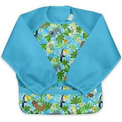 Green Sprouts Snap & Go Easy Wear Long Sleeve Aqua Sloth Jungle