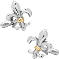 Cufflinks Inc Two-Tone Fleur De Lis Cufflinks - Silver/Gold