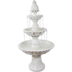 Sunnydaze Welcome 3-Tier Water Fountain