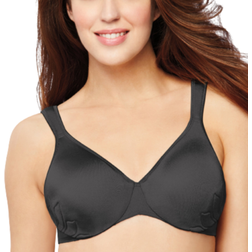 Bali Live It Up Seamless Underwire Bra - Black