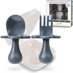 Grabease Ergonomic Utensils with Travel Case