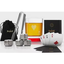 Joyjolt Poker Queen of Hearts Bar Set 32.531cl 4pcs