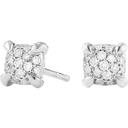 David Yurman Precious Chatelaine Stud Earrings - Gold/Diamonds