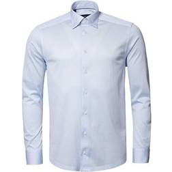 Eton Contemporary-Fit Piqué Shirt - Blue