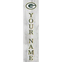 Fan Creations Green Bay Packers Personalized Welcome Leaner Sign