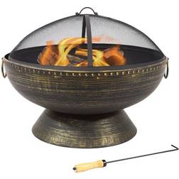 Sunnydaze Royal Outdoor Steel Fire Pit with Handles