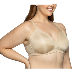 Vanity Fair Beauty Back Full Figure Wireless Extended Side and Back Smoother Bra - Damask Neutral