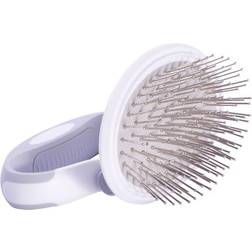 Petlife Gyrater Travel Swivel Pet Grooming Pin Brush