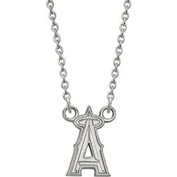 LogoArt Los Angeles Angels Small Pendand Necklace - Silver