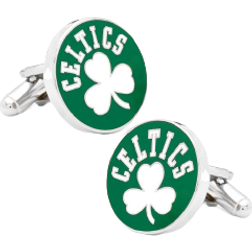 Cufflinks Inc Retro Boston Celtics Cufflinks - Silver/Green/White