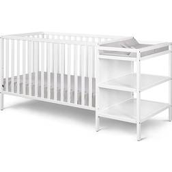 Suite Bebe Palmer 3-in-1 Convertible Crib with Changer 71.5x29.8"