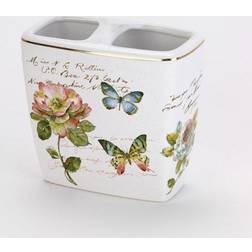 Avanti Linens Butterfly Garden (13882B WHT)