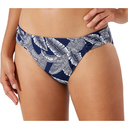Tommy Bahama Island Cays Palms Reversible Hipster Bikini Bottoms - Mare Navy