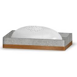 Nu Steel Concrete Finish Soap Dish (CON3H)