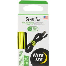 Nite Ize Gear Tie Propack, 6" 12-Pack