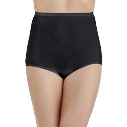 Vanity Fair Perfectly Yours Tailored Cotton Full Brief - Midnight Black