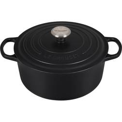 Le Creuset Licorice Signature Round mit Klappe 5.2 L 27.94 cm