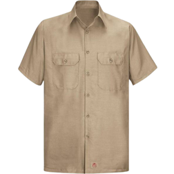 Red Kap Rip Stop Short Sleeve Shirt - Khaki