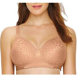 Vanity Fair Beauty Back Full Figure Wirefree Bra - Honey Beige Lace