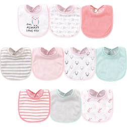 Hudson Drooler Bib Owl Always Love You 10-pack