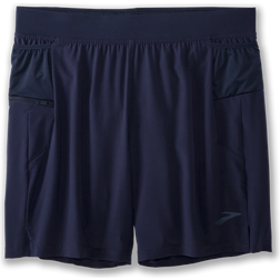 Brooks Sherpa 7" 2-in-1 Shorts Men - Navy