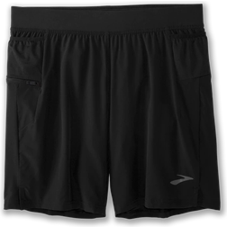 Brooks Sherpa 7" 2-in-1 Shorts Men - Black