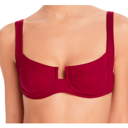 L*Space Camellia Bikini Top - Cabernet