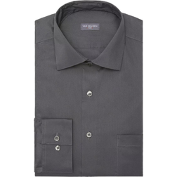 Van Heusen Ultra Wrinkle Free Slim Fit Dress Shirt - Charcoal