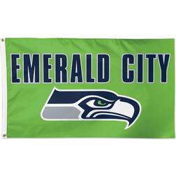 WinCraft Seattle Seahawks Slogan Deluxe Single Sided Flag