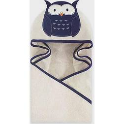 Hudson Baby Animal Face Hooded Towel Owl