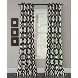 Lush Decor Diamond Ikat Curtain Set 132.08x213.36cm