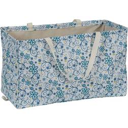 Household Essentials Hamper Tote Bag - Striped Teal