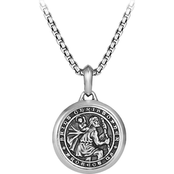 David Yurman St. Christopher Amulet - SIlver