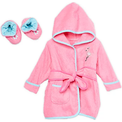 Spasilk Hooded Terry Bathrobe - Pink Flamingo