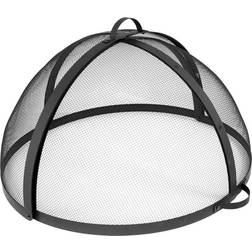 Sunnydaze Easy Access Fire Pit Spark Screen 30 Inch