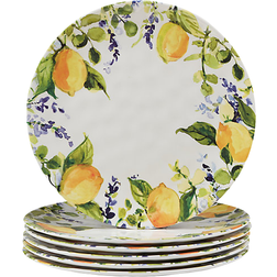 Certified International Lemon Zest Dinner Plate 27.94cm 6pcs