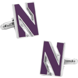 Cufflinks Inc Northwestern University Cufflinks - Silver/Purple