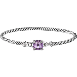 David Yurman Chatelaine Bracelet - Silver/Amethyst/Diamonds