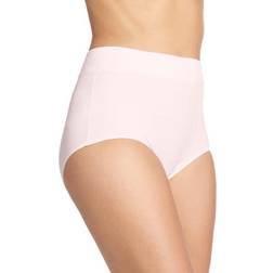 Warner's No Pinching No Problems Tailored Microfiber Brief - Peach Glow Botanical Edges