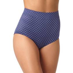 Warner's No Pinching No Problems Tailored Microfiber Brief - Evening Blue