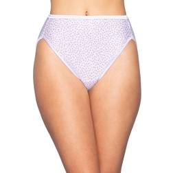 Vanity Fair Illumination Hi-Cut Panty - Delighted Dot Print