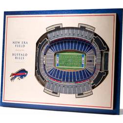 YouTheFan Buffalo Bills 5-Layer StadiumViews 3D Wall Art