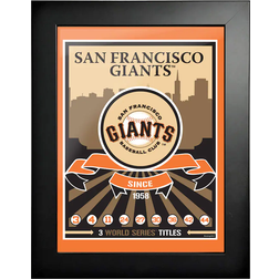 Mustang San Francisco Giants 3-Time World Series Champions Collection Photo Frame