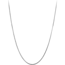 David Yurman Small Box Chain Necklace - Silver