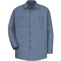 Red Kap Wrinkle-Resistant Work Shirt - Postman Blue