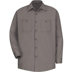 Red Kap Wrinkle-Resistant Work Shirt - Graphite Grey