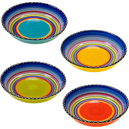 Certified International Tequila Sunrise Soup Bowl 23.495cm 4pcs