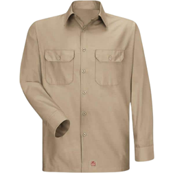 Red Kap Solid Rip Stop Shirt - Khaki
